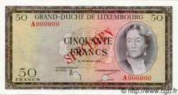 50 Francs Spécimen LUSSEMBURGO  1961 P.51s