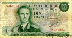 10 Francs LUSSEMBURGO  1967 P.54