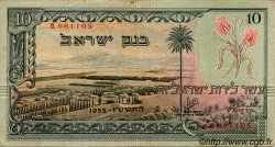 10 Lirot ISRAEL  1955 P.27a