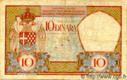 10 Dinara YOUGOSLAVIE  1926 P.025 B+