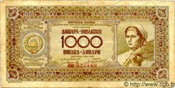 1000 Dinara YOUGOSLAVIE  1946 P.067a pr.TB