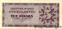 5 Dinara YOUGOSLAVIE  1950 P.067Ra SUP+