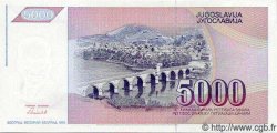 5000 Dinara YOUGOSLAVIE  1991 P.111 NEUF