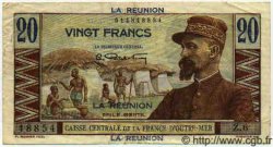 20 Francs Émile Gentil ÎLE DE LA RÉUNION  1946 P.43 TTB