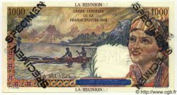 1000 Francs Union Française Spécimen ÎLE DE LA RÉUNION  1946 P.47s NEUF