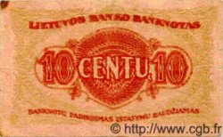 10 Centu LITUANIE  1922 P.10 TB