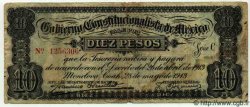 10 Pesos MEXIQUE Monclova 1913 PS.0629 B+ à TB