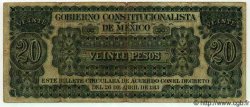 20 Pesos MEXIQUE Monclova 1913 PS.0632c TB+
