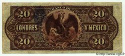 20 Pesos MEXIQUE  1913 PS.0235d TB à TTB