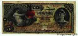 5 Pesos MEXIQUE  1910 PS.0257c TB