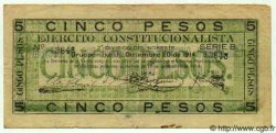 5 Pesos MEXIQUE Uruapan 1914 PS.0898 pr.TTB
