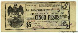 5 Pesos MEXIQUE Nochixtlan 1916 PS.0949a TTB+