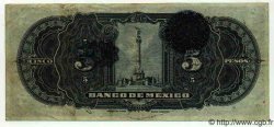 5 Pesos MEXIQUE  1915 P.699h TTB
