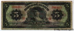 5 Pesos MEXIQUE  1961 P.714Ag B+