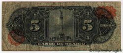 5 Pesos MEXIQUE  1961 P.714Ag B+