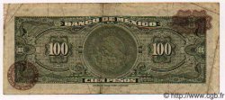 100 Pesos MEXIQUE  1972 P.719Bh TB