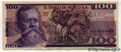 100 Pesos MEXIQUE  1978 P.727Aa TTB à SUP