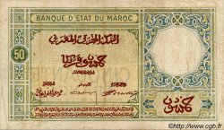 50 Francs MAROC  1924 P.13 TB+