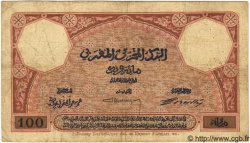 100 Francs MAROC  1925 P.14 B à TB