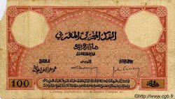 100 Francs MAROC  1926 P.14 B+
