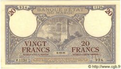 20 Francs MAROC  1931 P.18a pr.NEUF