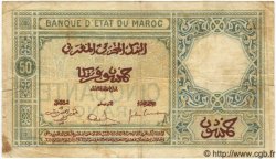 50 Francs MAROC  1932 P.19 TB