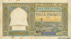 1000 Francs MAROC  1949 P.16c TB à TTB
