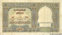 1000 Francs MAROC  1950 P.16c B à TB