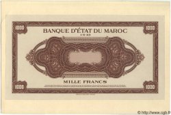 1000 Francs Épreuve MAROC  1943 P.28 NEUF
