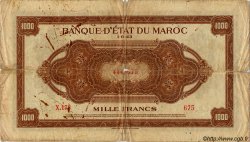 1000 Francs MAROC  1943 P.28 B