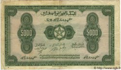 5000 Francs MAROC  1943 P.32 TB+ à TTB