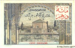 10000 Francs / 100 Dirhams MAROC  1955 P.52 TTB+