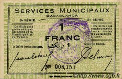 1 Franc MAROC Casablanca 1919 MS.N13 pr.TTB