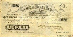 1 Pound AFRIQUE DU SUD  1864 PS.431 pr.TTB