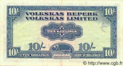 10 Shillings AFRIQUE DU SUD OUEST  1952 P.13a TTB+