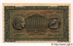 100000 Drachmes GRÈCE  1944 P.125b pr.NEUF