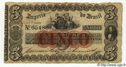 5 Mil Reis BRÉSIL  1868 P.A237 pr.TTB