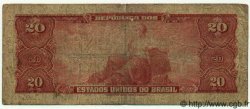 20 Cruzeiros BRÉSIL  1943 P.136a B+