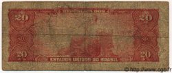 20 Cruzeiros BRÉSIL  1961 P.168a B+