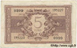5 Lire ITALIE  1944 P.031b TTB