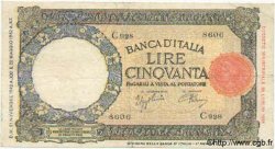 50 Lire ITALIE  1942 P.058 TB à TTB