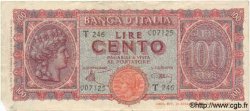 100 Lire ITALIE  1944 P.075 TB+ à TTB