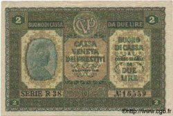 2 Lire ITALIE  1918 PM.05 SUP