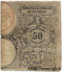 50 Centesimi ITALIE Venise 1849 PS.532 B+