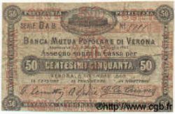 50 Centesimi ITALIE  1868 GME.1020 TB