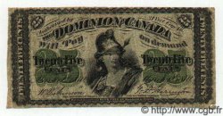 25 Cents CANADA  1870 P.008c TB