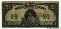 1 Dollar CANADA  1917 P.032c AB