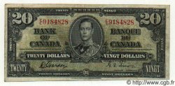 20 Dollars CANADA  1937 P.062b TB à TTB