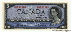 5 Dollars CANADA  1954 P.068a SPL
