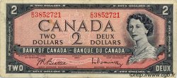 2 Dollars CANADA  1954 P.076b TB à TTB